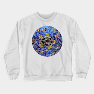 blue and gold turtle Crewneck Sweatshirt